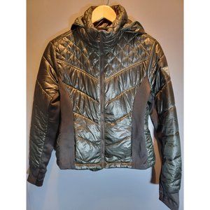 Guess Women's Puffer Jacket with Hood Size Large